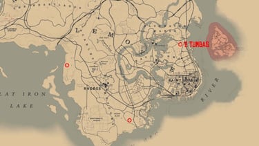 Todas las tumbas de Red Dead Redemption 2