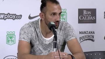 Barcos en rueda de prensa antes del partido contra santa fe