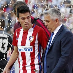 Gaitán no tiene rotura, pero no se entrenó y es duda