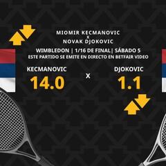 Miomir Kecmanovic vs. Novak Djokovic: horario, dónde ver, estadísticas y pronósticos