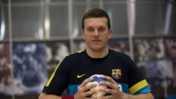 Rutenka, uno de los destacados del Barcelona.