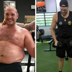 El increíble cambio de Fury: 50 kilos menos para retar a Wilder