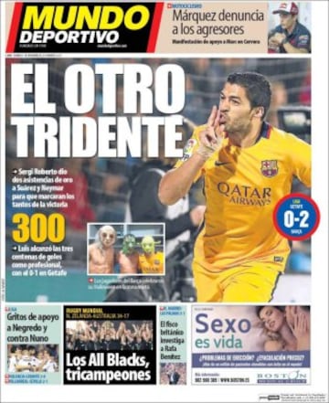 Portadas de la prensa mundial