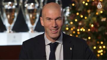 El mensaje navideño de Zidane para todos los madridistas