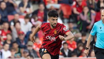 Manu Morlanes, centrocampista del Real Mallorca.