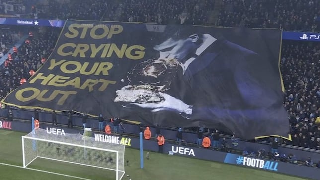 El Madrid prefirió no responder a la pancarta del Etihad