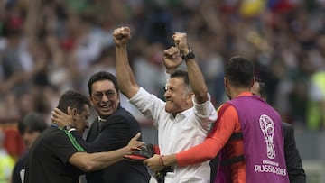 Foto de accion durante el partido Alemania vs Mexico, correspondiente al Grupo F, partido numero 10 del Mundial de Futbol Rusia 2018 en el Estadio Luzhnikí de la ciudad de Moscu.
EN LA FOTO:
Action photo during the match Germany vs Mexico, corresponding to Group F, match number 10 of the Russia 2018 Soccer World Cup at the Luzhnikí Stadium in the city of Moscow.
IN THE PHOTO: