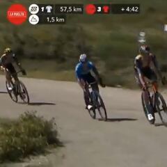 El momento en el que se termina La Vuelta para Superman López