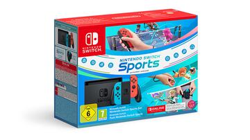 Consola con 'Nintendo Switch Sports'.