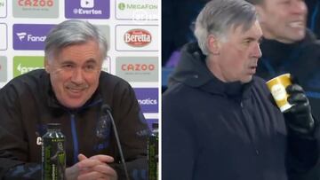 La explicación de Ancelotti a su viral celebración con un té es aún más sublime que el vídeo