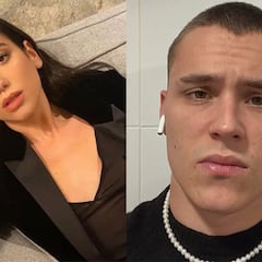 Pillan a Dua Lipa y Arón Piper en actitud cariñosa por Madrid