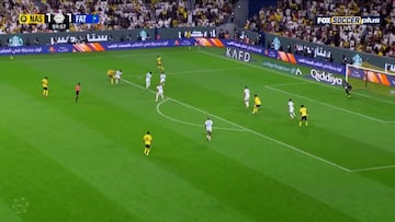 Cristiano Ronaldo scores a rocket to the top corner for Al Nassr: iconic celebration