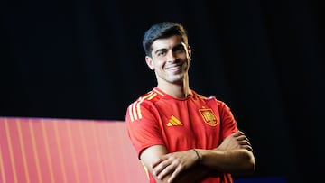 Juanlu, en la concentración de la Sub-21 (RFEF).