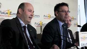 Bartomeu, detenido, junto a Grau, G¨®mez Ponti y Masferrer por el 'caso Bar?agate'