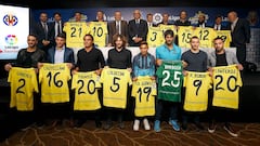 El homenaje del Villarreal a sus históricos jugadores argentinos