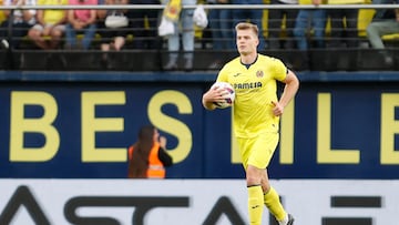 Sorloth, en el partido contra el Real Madrid.