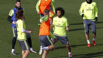 Marcelo a derby doubt after pulling up in training