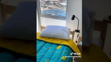“No de cartón”: deportista de Bolivia muestra en TikTok su departamento en Santiago 2023
