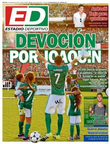 Portadas de la prensa deportiva