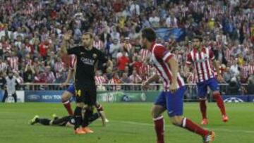 El último: Koke marca ante el Barça el gol que clasificó al Atleti para las semifinales de Champions.