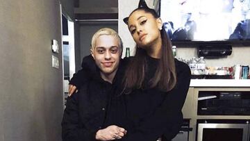 Ariana Grande y Pete Davidson.