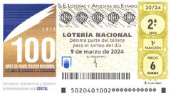 Lotería Nacional: comprobar los resultados del sorteo de hoy, sábado 9 de marzo