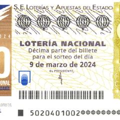 Lotería Nacional: comprobar los resultados del sorteo de hoy, sábado 9 de marzo