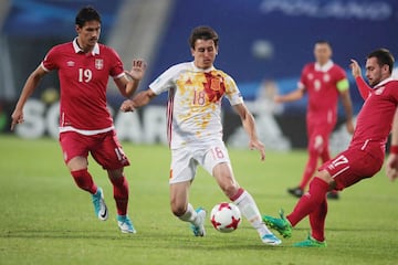 Sasa Lukic y Mikel Oyarzabal.