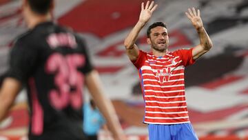 Jorge Molina, el mejor del Granada.