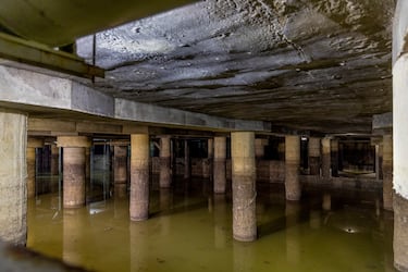 El tanque de tormentas con ms capacidad del mundo est en Madrid: Su objeto es retener el agua de las lluvias