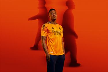 El naranja, protagonista de la segunda equipación del Real Madrid