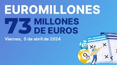 Euromillones: comprobar los resultados del sorteo de hoy, viernes 5 de abril