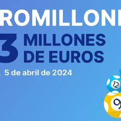Euromillones: comprobar los resultados del sorteo de hoy, viernes 5 de abril