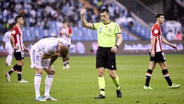 Soto Grado dirigi&oacute; la final de la Supercopa el pasado mes de ernero entre el Real Madrid y el Athletic.