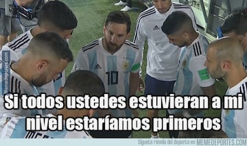 Los memes de la agonía de Argentina y el show de Maradona