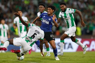 Partido entre Atlético Nacional y Millonarios en el estadio Atanasio Girardot, por la jornada 8 de la Liga BetPlay I-2023.