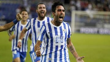 M芍laga 1 - Alcorc車n 0: resumen, gol y resultado del partido