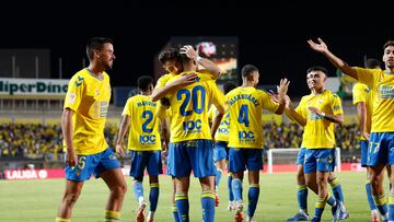 03/11/23 FUTBOL PRIMERA DIVISION PARTIDO UD LAS PALMAS - ATLETICO DE MADRID gol kirian