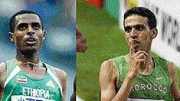 <b>DOS MÁQUINAS DE ENTRENAR.</B> Bekele y El Guerrouj representan la técnica del gran fondo llevada hasta el final de los límites humanos. El joven fenómeno etíope y el superfenómeno marroquí acumulan miles de horas y kilómetros de entrenamiento, que les permiten hazañas casi imposibles.