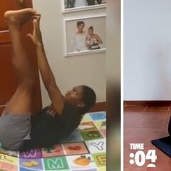 Caster Semenya bate a Cristiano Ronaldo haciendo abdominales