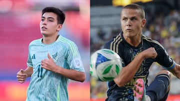 Mora y Cavan Sullivan, joyas en Concacaf para México y el USMNT