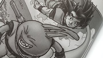 El arte de portada del capítulo Nekomajin Z es una gozada, con Nekomajin sobre la nube Kinton y vestido con su propia versión del traje de la escuela Tortuga -incluyendo su propio bastón mágico-, con Goku acompañando al gato mágico a toda velocidad. Se trata de una historia corta de marcado tono humorístico que recurre a algunos personajes de 'Dragon Ball' tras su final definitivo... ¿Qué necesita Goku de Nekomajin Z?