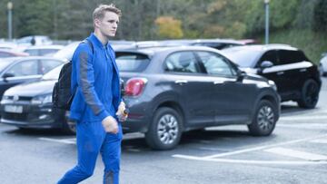 Ødegaard lleva toda la semana fuera por una tendinitis en la rodilla