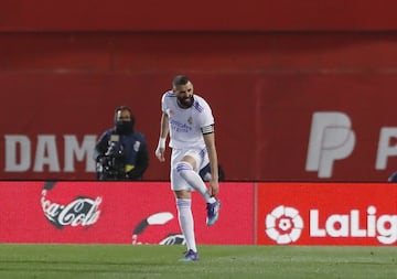 Lesión de Karim Benzema. El delantero francés fue sustituido en el minuto 85.