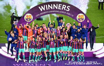 El FC Barcelona es el equipo que más veces ha participado en la competición, un total de 10. La primera temporada en Europa fue la 2012/2013 tras conseguir quedar primeras en Liga, por primera vez en la historia también. En su primera participación consiguieron llegar a dieciseisavos de final, donde el Arsenal Ladies las eliminó por 0-7 (resultado global). En las dos siguientes temporadas, el equipo cayó en octavos. En 2015, se produjo el inicio de la etapa gloriosa que dura hasta la actualidad. El conjunto azulgrana llegó a cuartos de final, tras caer eliminadas contra el PSG, y en 2016, 2017 y 2018 llegaron a semifinales, donde cayeron frente al Wolsfburgo, PSG y Olympique de Lyon respectivamente.  En 2019 hicieron historia al llegar por primera vez a la final, pero un experimentado Lyon ganó por 4-1. En 2020 volvieron a caer en semifinales, pero en 2021, el Barça por fin pudo resarcirse de la final de hace dos años y ganó su primera Champions en la historia por 4-0 al Chelsea. La temporada pasada, el equipo culé también llegó a la final, pero otra vez el Lyon las dejó sin título, tras ganar por 1-3.