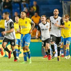 Las Palmas 1 - Valencia 1: resumen, resultado y goles