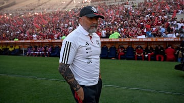 Jorge Sampaoli, entrenador de Flamengo.