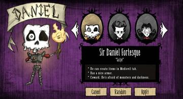 Sir Daniel cal¨® tanto a los jugadores que ha tenido muchos homenajes posteriores, como ¨¦ste de Dont Starve.