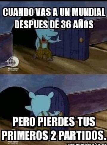 Los memes se burlan de Perú tras queda fuera de Rusia