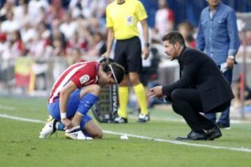 Filipe Luis y Simeone.